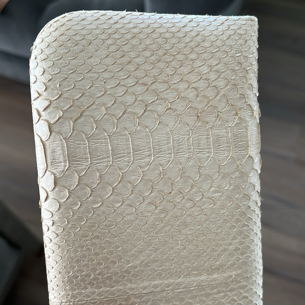 Kara Ross skin Clutch with Gold Hardware - Picture 13 of 14
